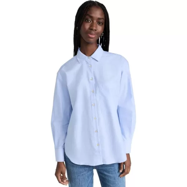 AYR Womens The Deep End Button Down ShirtOxford Blue