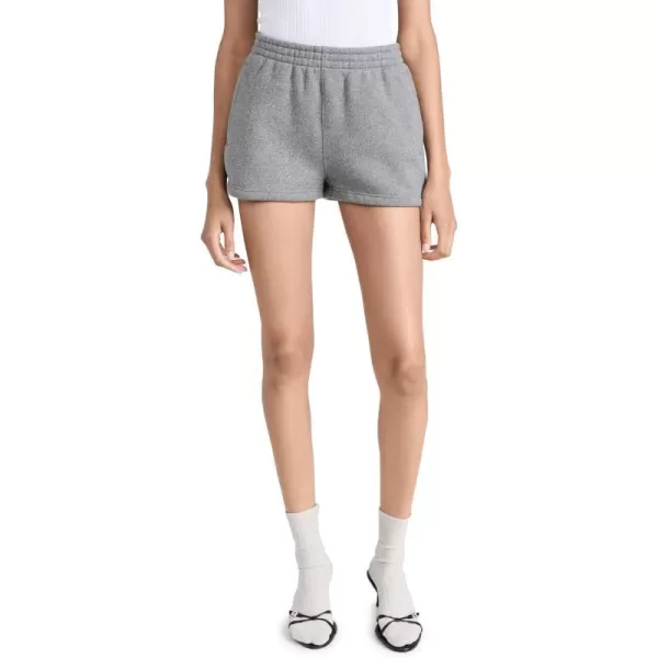 Alexander Wang Womens Glitter Essential Terry SweatShorts with Puff LogoSidewalk