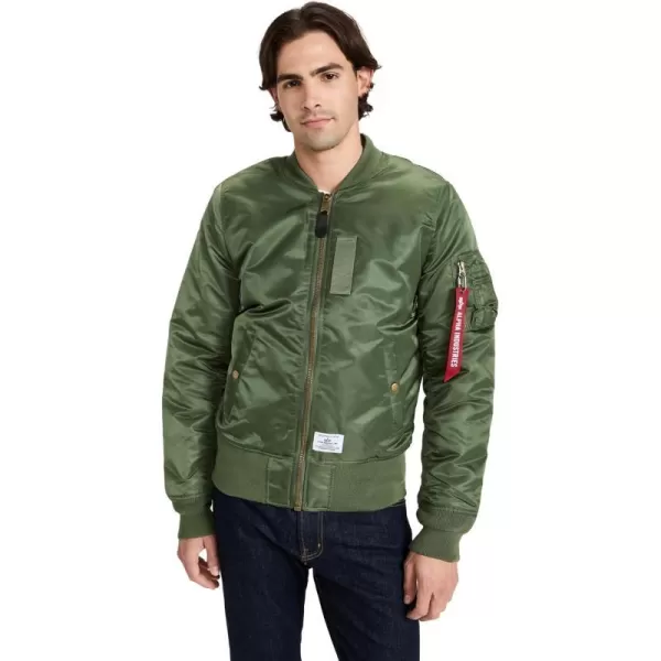 Alpha Industries Mens Ma1 Mod Bomber Flight JacketSage