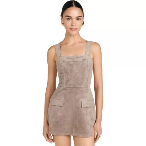 Amanda Uprichard Womens Yorke Skort RomperTaupe