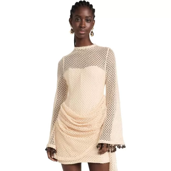 Andrea Iyamah Womens Egu Crochet DressButter