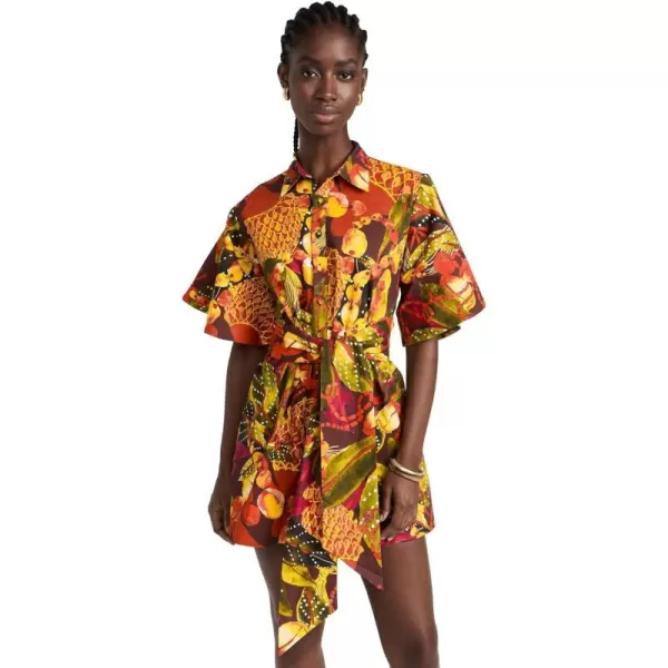 Andrea Iyamah Womens Shanti RomperKola Print