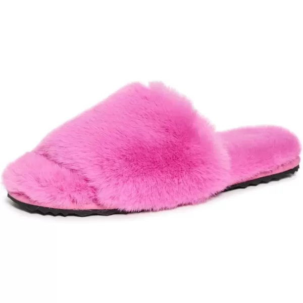 Apparis Womens Diana Faux Fur SlippersSugar Pink