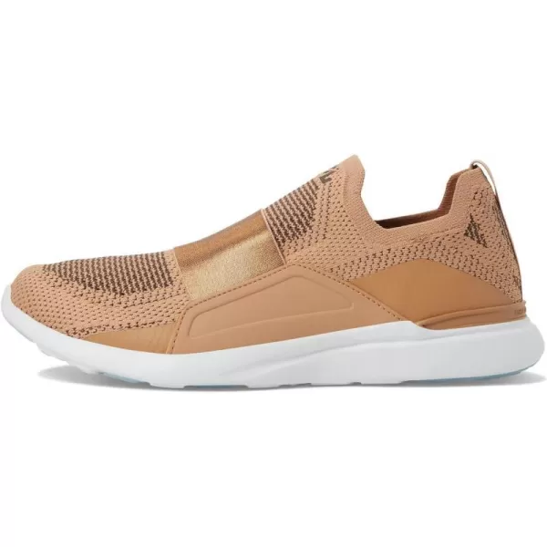 Athletic Propulsion Labs APL Womens Techloom Bliss SneakerCaramelChocolateWhite