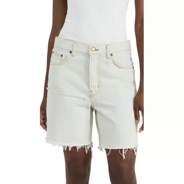 B Sides Womens Cut Off ShortsTile White