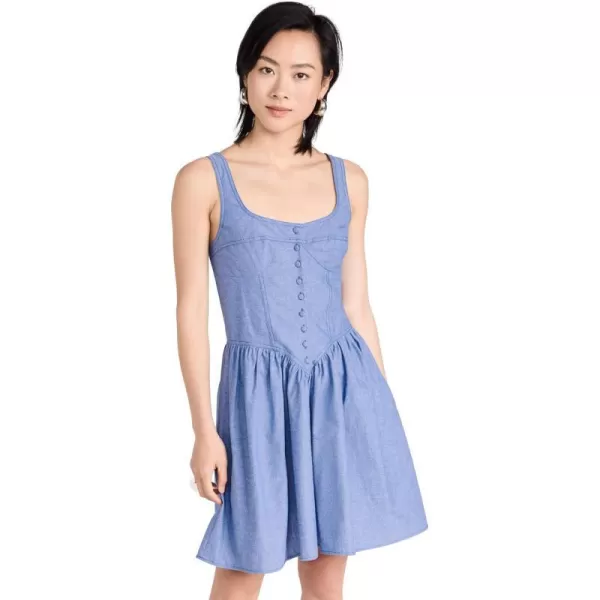 BAUM UND PFERDGARTEN Womens Alizay DressChambray Blue