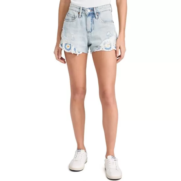 BLANKNYC Womens Green Blogger ShortsAll Out