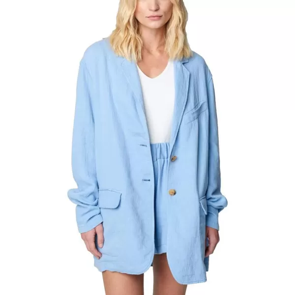 BLANKNYC Womens Luxury Clothing Oversized Blazzer with Pockets Comfortable amp Stylish CoatHall Pass