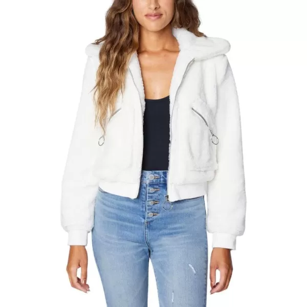 BLANKNYC womens Luxury Clothing Sherpa Jacket Comfortable amp Stylish CoatClear Spot