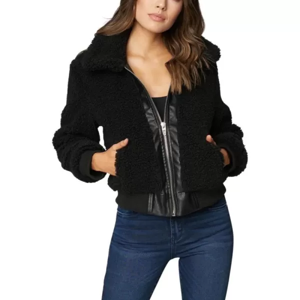 BLANKNYC womens Luxury Clothing Sherpa Jacket Comfortable amp Stylish CoatPoppy