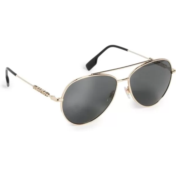 BURBERRY Classic Aviator SunglassesGold