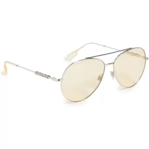 BURBERRY Classic Aviator SunglassesSilver