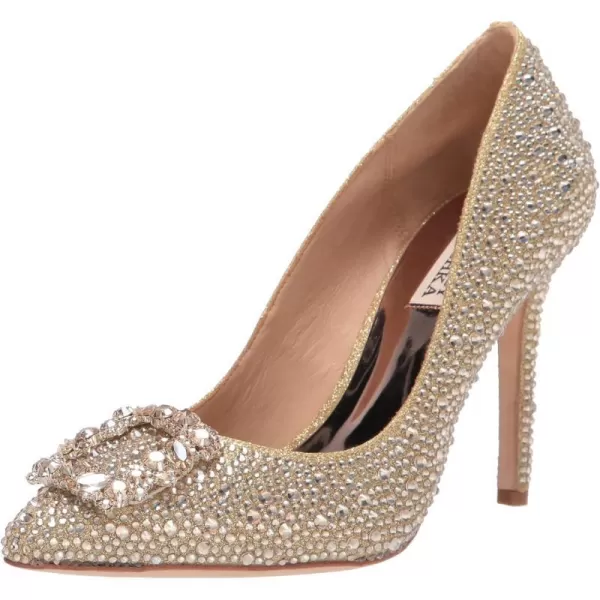 Badgley Mischka Womens Cher Ii PumpPlatino Glitter