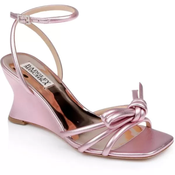 Badgley Mischka Womens Luciana Wedge SandalPink