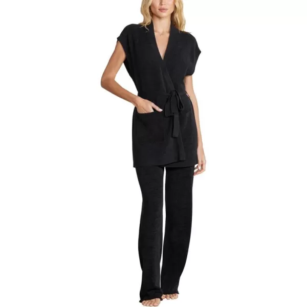 Barefoot Dreams Womens CCUL Waist Tie VestBlack