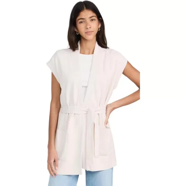 Barefoot Dreams Womens CCUL Waist Tie VestSand Dune
