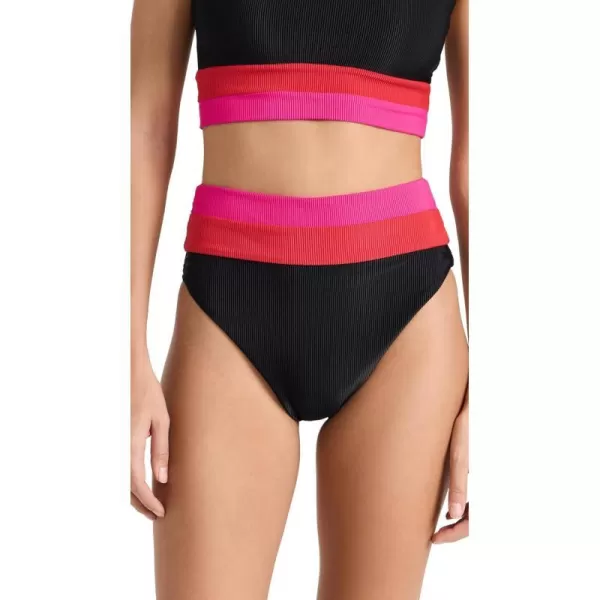 Beach Riot Womens Heidi Bikini BottomsGlacier Colorblock