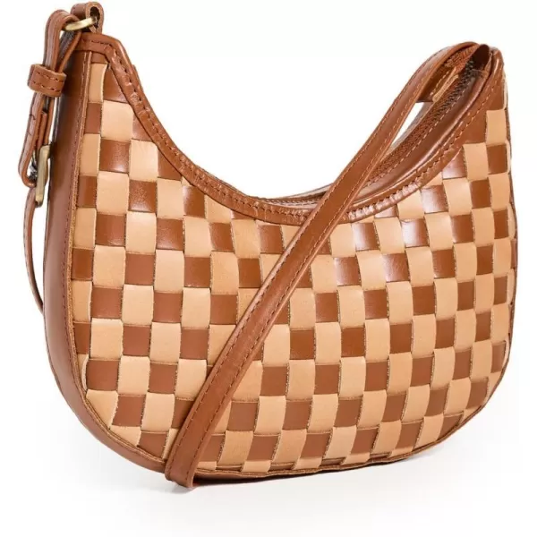 Bembien Womens Mini Sling CrossbodyCaramel X Sienna Check