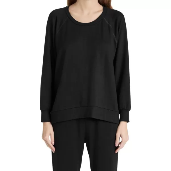 Beyond Yoga Womens Cozy Fleece Saturday Oversized SweatshirtBlack