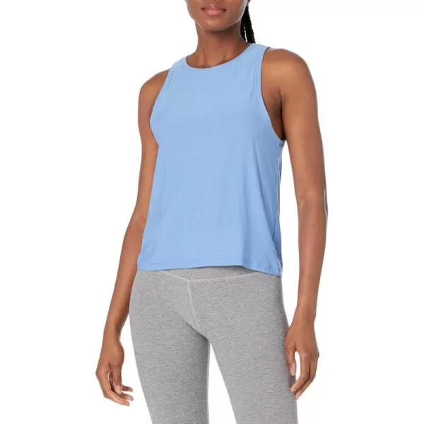 Beyond Yoga Womens Featherweight Rebalance TankFlower Blue Heather