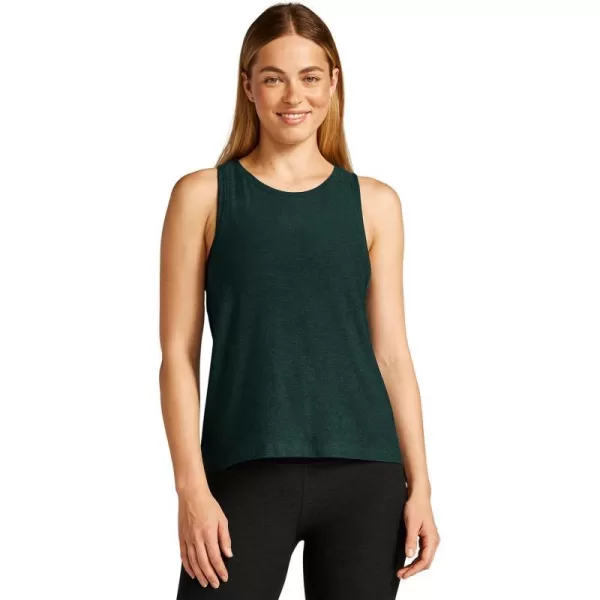 Beyond Yoga Womens Featherweight Rebalance TankMidnight Green Heather