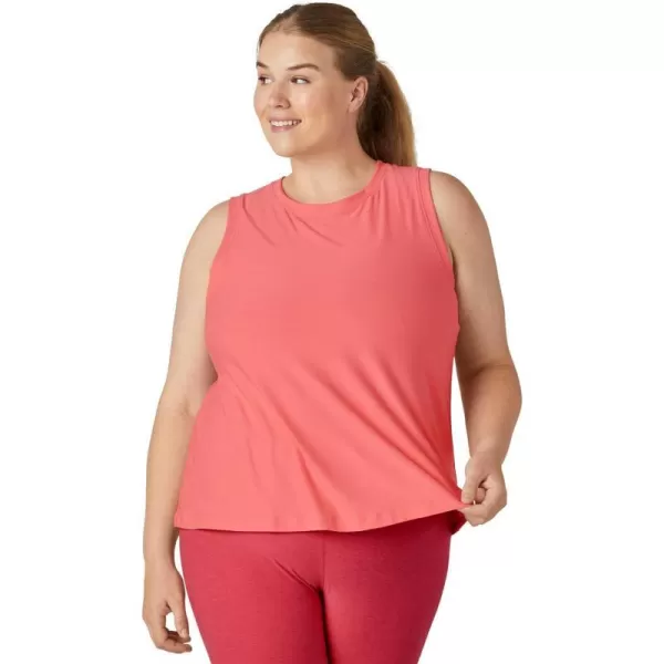 Beyond Yoga Womens Featherweight Rebalance TankSun Kissed Coral Heather