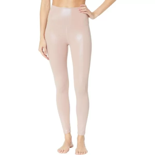 Beyond Yoga Womens High Waisted Midi LeggingsBrazen Blush