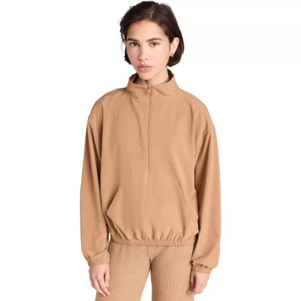 Beyond Yoga Womens In Stride Half Zip PulloverToffee