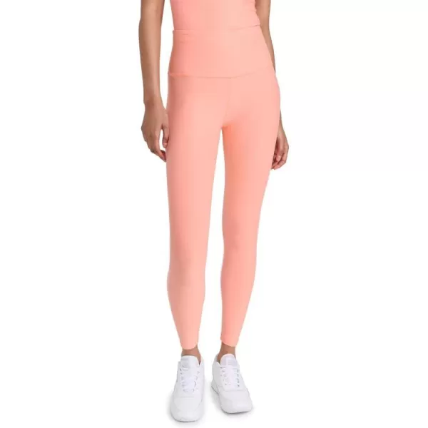 Beyond Yoga Womens Spacedye Caught in The Midi HW LeggingsElectric Peach Heather