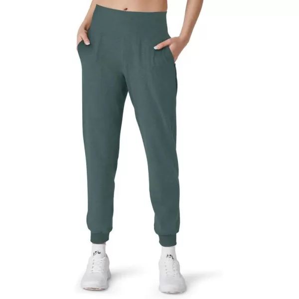 Beyond Yoga Womens Spacedye Midi JoggersStorm Heather