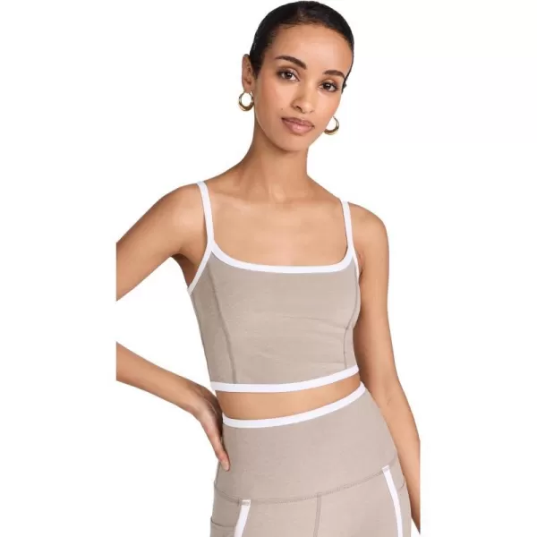 Beyond Yoga Womens Spacedye New Moves High Cropped TankBirchCloud White