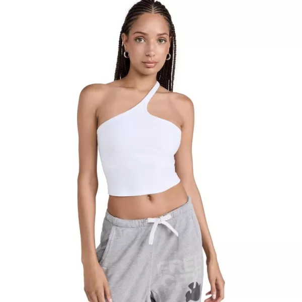 Beyond Yoga Womens Spacedye One Up Cropped TankCloud White