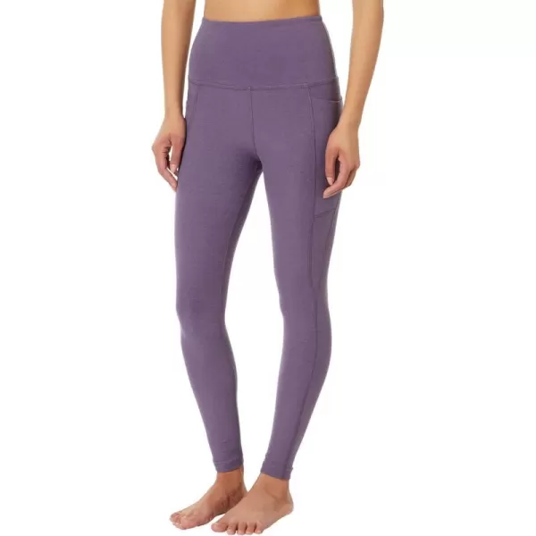 Beyond Yoga Womens Spacedye Out of Pocket Midi LeggingsPurple Haze Heather