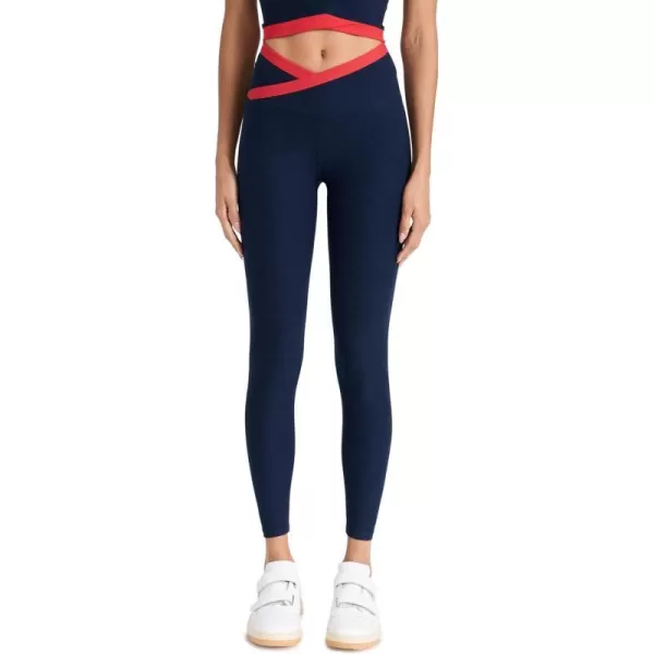 Beyond Yoga Womens Spacedye Outlines High Waisted Midi LeggingsNocturnal Navy