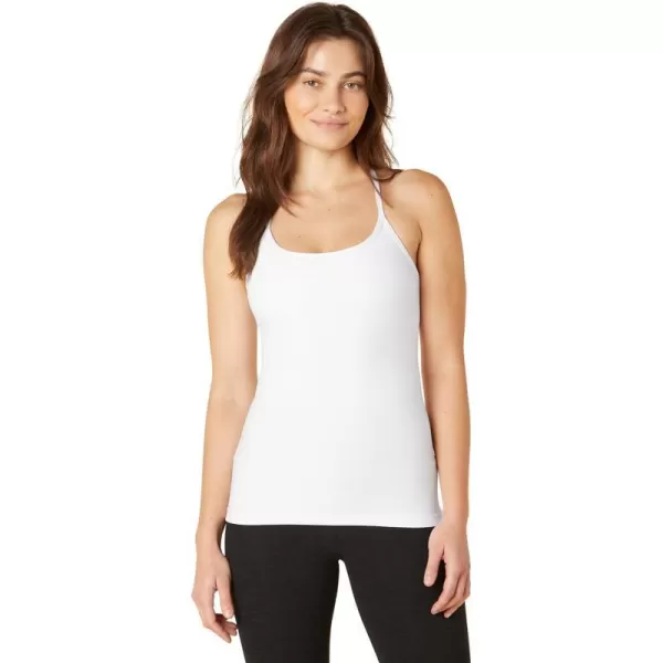 Beyond Yoga Womens Spacedye Slim Racerback CamiCloud White