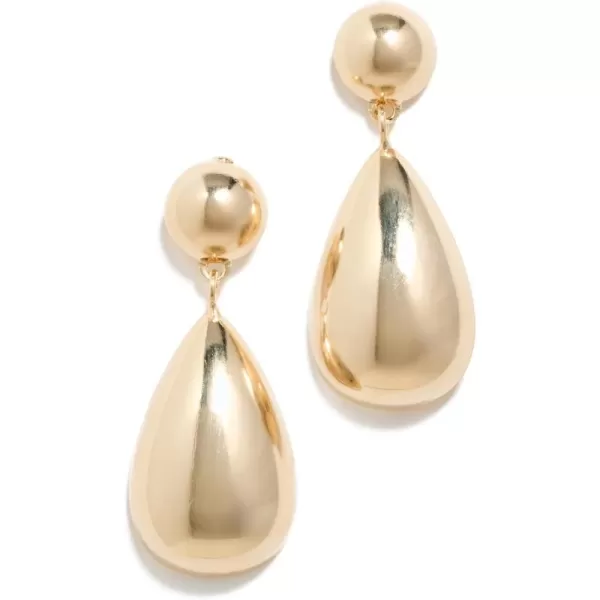 By Adina Eden Womens Solid Ball X Teardrop Drop Stud EarringsGold