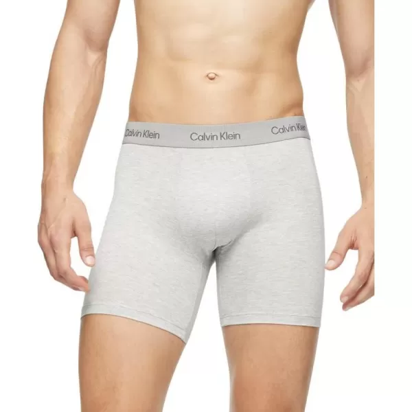 Calvin Klein Mens Ultra Soft Modern Modal Boxer BriefGrey Heather