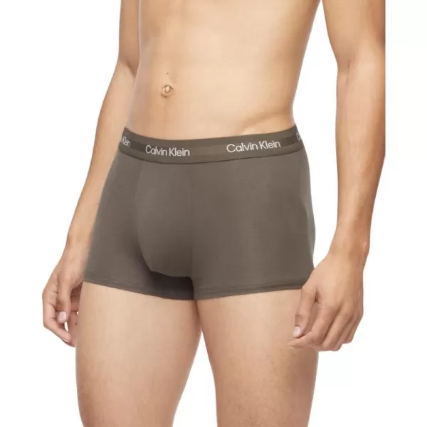 Calvin Klein Mens Ultra Soft Modern Modal TrunkProcess Green