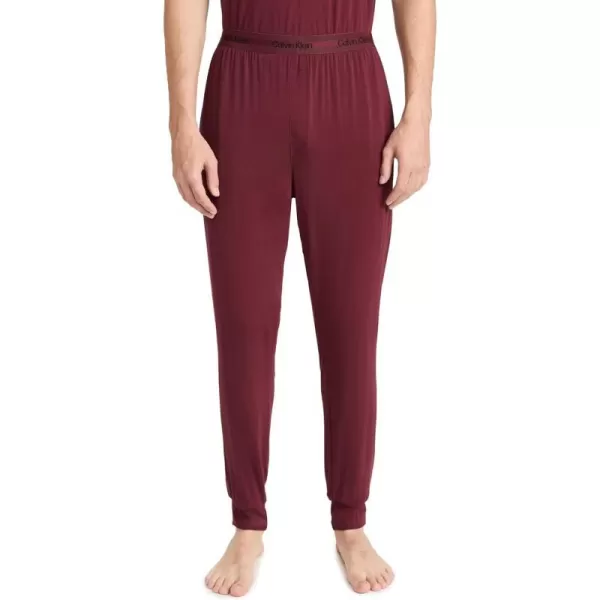 Calvin Klein Underwear Mens UltraSoft Modern Lounge JoggersTawny Port