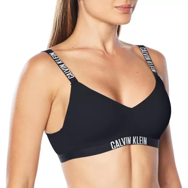 Calvin Klein Womens Intense Power Micro Lightly Lined BraletteBlack