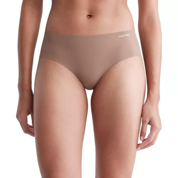 Calvin Klein Womens Invisibles Hipster PantyMauve Brown