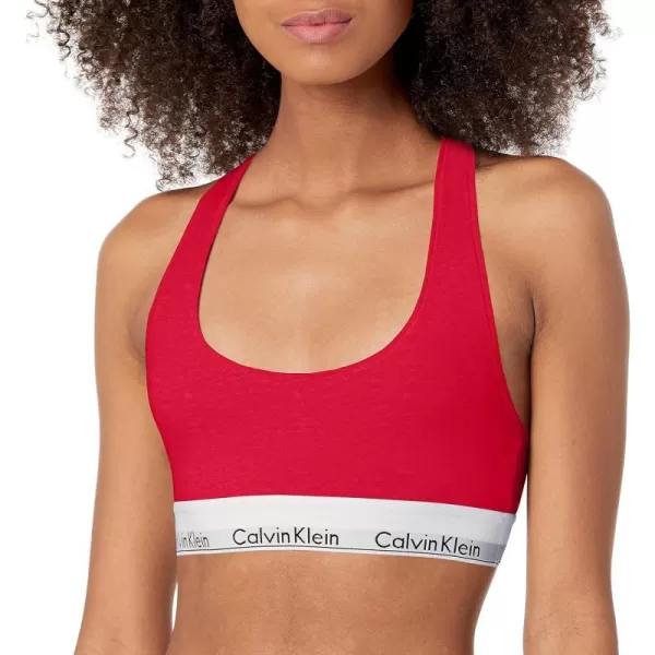 Calvin Klein Womens Modern Cotton BraletteRed