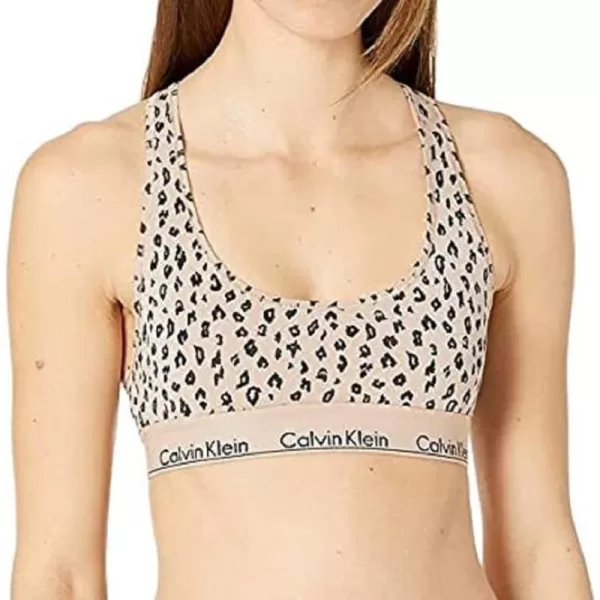 Calvin Klein Womens Modern Cotton BraletteSavannah Cheetahcedar