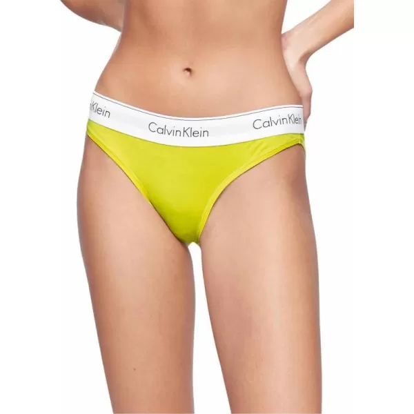 Calvin Klein Womens Modern Cotton Stretch Bikini PantyCitrina