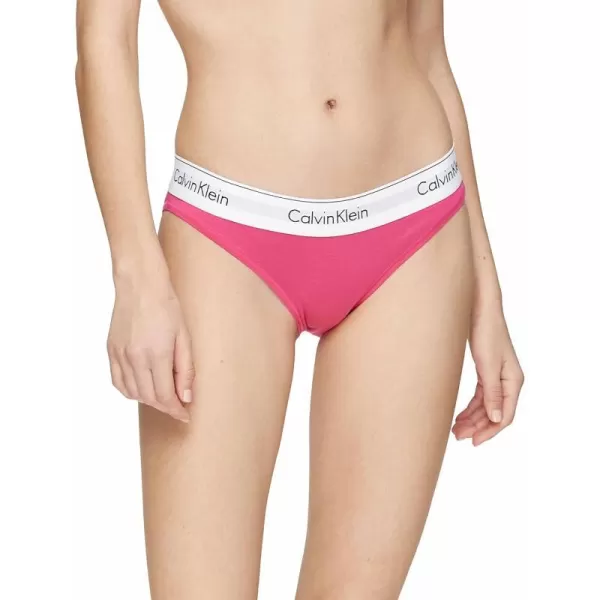 Calvin Klein Womens Modern Cotton Stretch Bikini PantyRaspberry Sorbet