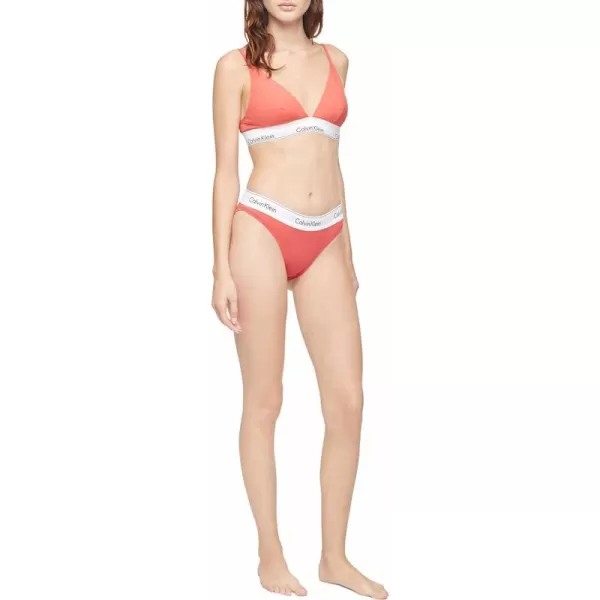 Calvin Klein Womens Modern Cotton Stretch Bikini PantyStrawberry