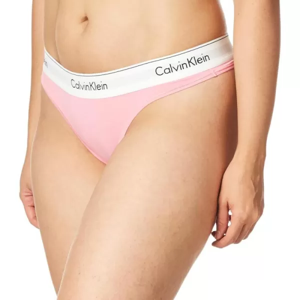 Calvin Klein Womens Modern Cotton Stretch Thong PantiesRosey Dream