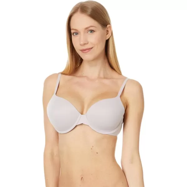 Calvin Klein Womens Perfectly Fit Lightly Lined Tshirt Bra With Memory TouchCloud Gray