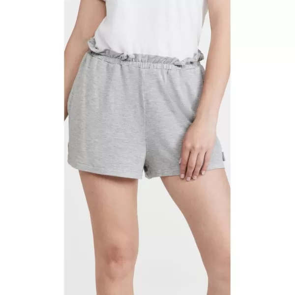 Calvin Klein Womens Pure Lounge Sleep Short Snow Heather MediumCalvin Klein Womens Pure Lounge Sleep Short Snow Heather Medium