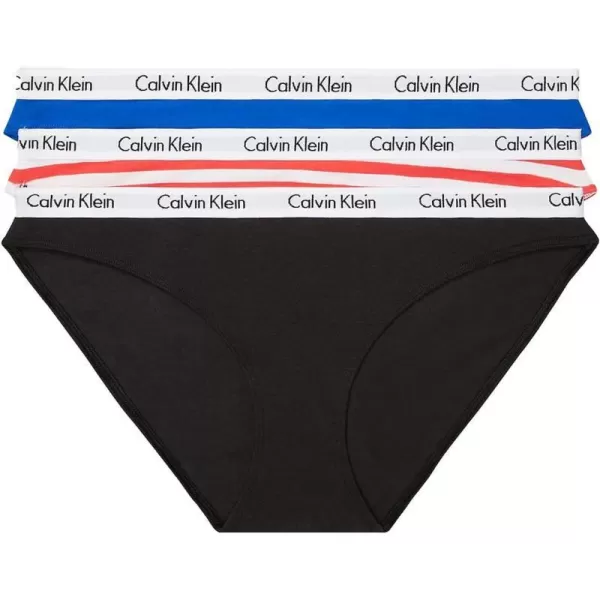 Calvin Klein Womens Radiant Cotton Bikini Panty 3 PackBlackqd3588922Rs 3